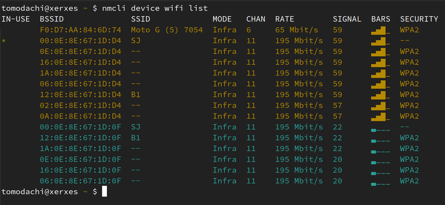 credit from: https://askubuntu.com/questions/567006/how-can-i-display-the-list-of-available-wi-fi-networks
